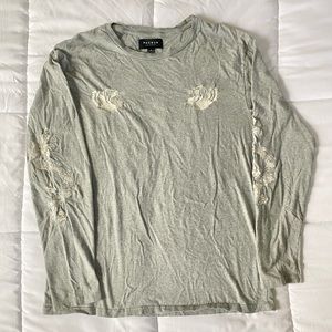 Pacsun embroidered long sleeve